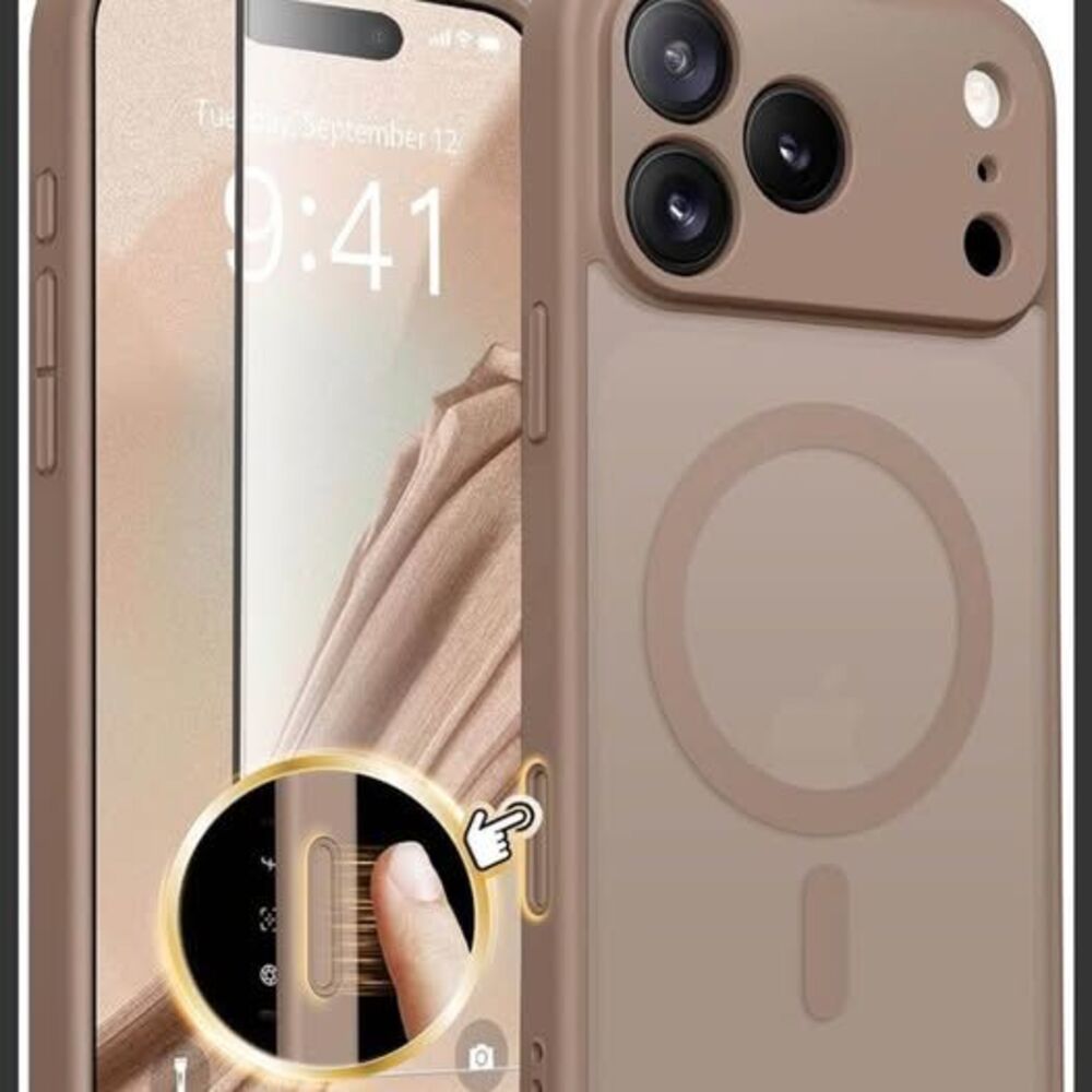 CAPRARO for iPhone 17 Pro Case, Compatible with MagSafe